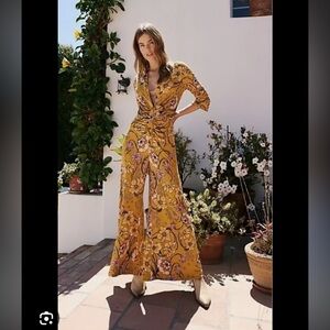 Free People Shayla Floral Jumpsuit